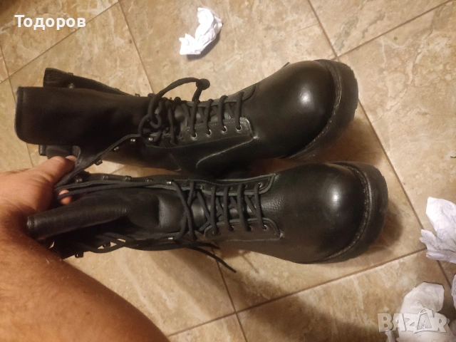 военни кубинки нови 47 номер, снимка 4 - Мъжки боти - 53739409