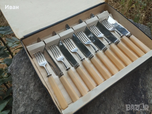 Руски комплект вилици и ножове , снимка 7 - Прибори за хранене, готвене и сервиране - 50966288