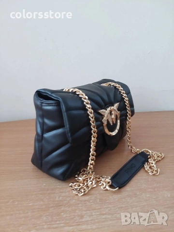 Луксозна Черна чанта Pink 0️⃣/SG79n, снимка 4 - Чанти - 53845855