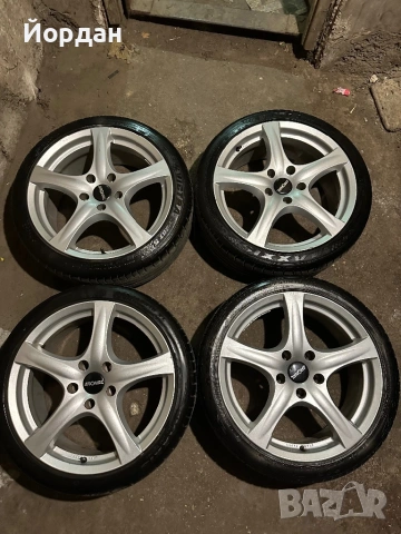 Оферта!18” Джанти Ronal за BMW 5x120 с гуми Maxxis – Отлично състояние, снимка 3 - Гуми и джанти - 53786855