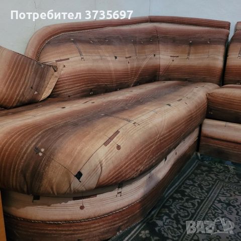 Разтегателен  ъглов диван, снимка 1 - Дивани и мека мебел - 46580607