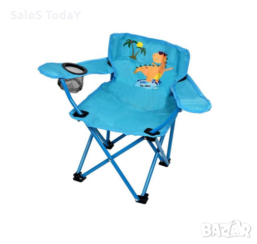 Детски сгъваем стол, динозавър или еднорог, калъф за пренос, 33x31x48см, снимка 3 - Мебели за детската стая - 44986514