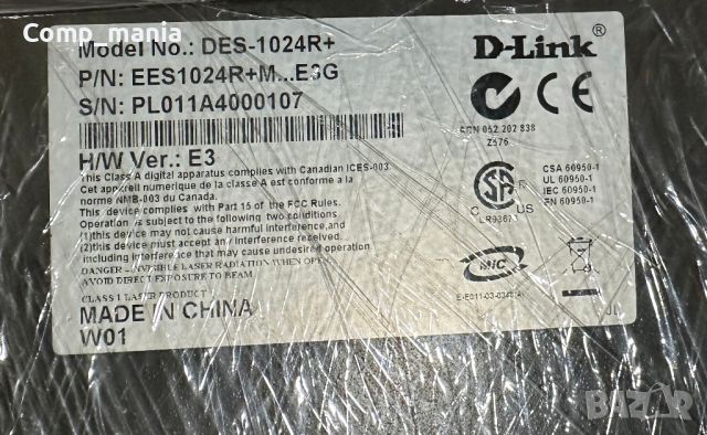 24 портов Бърз суич D-Link DES 1024R+ , снимка 5 - Суичове - 46535940