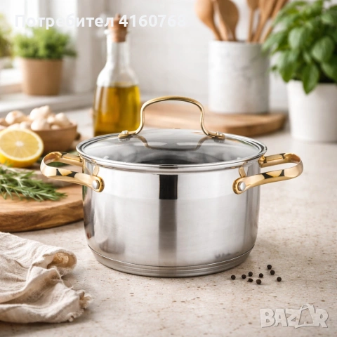 комплект тенджери за готвене, снимка 2 - Съдове за готвене - 53069686