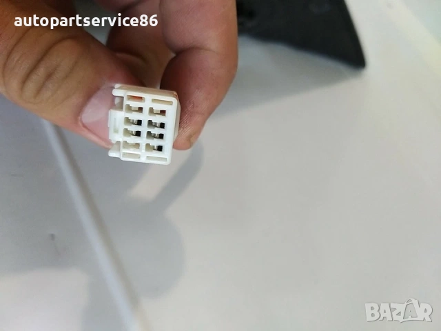 Ляво странично огледало за врата сребристо за Mazda 6 (2002-2006) 015797, снимка 3 - Части - 53706971