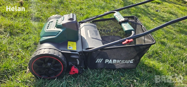 Акумулаторна косачка Parkside, снимка 3 - Градинска техника - 53661911