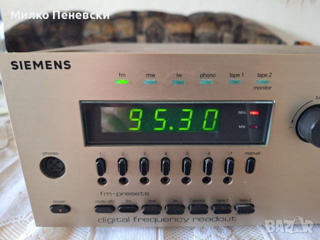 SIEMENS - RS 444 HIFI STEREO RECEIVER , снимка 2 - Ресийвъри, усилватели, смесителни пултове - 45068922