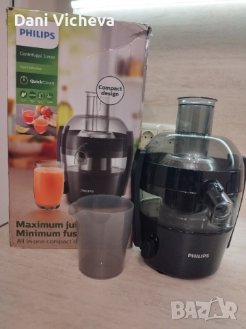 Сокоизстисквачка Philips Viva Collection – компактна