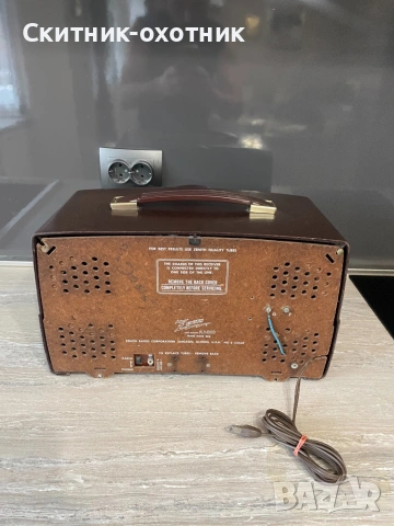 Антикварно радио Zenith, снимка 6 - Антикварни и старинни предмети - 53221061