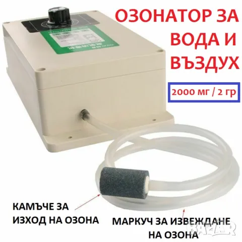 ОЗОНАТОР за Вода и Въздух мод. 2000 Т, снимка 6 - Овлажнители и пречистватели за въздух - 47141504