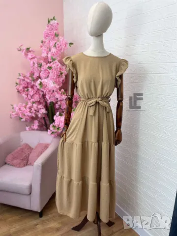 Рокля LFS Shine Bright Nude 9646  , снимка 6 - Рокли - 50434674