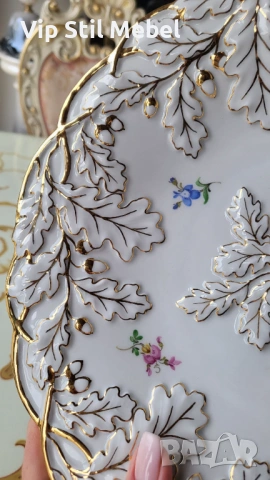 Колекционерска порцеланова купа Meissen , снимка 5 - Антикварни и старинни предмети - 53558359