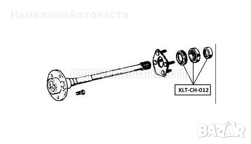 Лагер задна главина 05012824AA KLT-CH-012 Jeep Grand Cherokee, снимка 2 - Части - 51176716