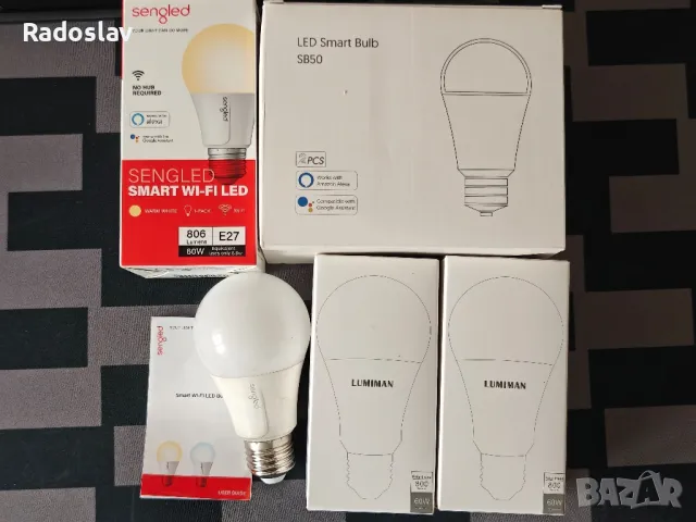 Smart E27 Wi-Fi Крушки, снимка 1