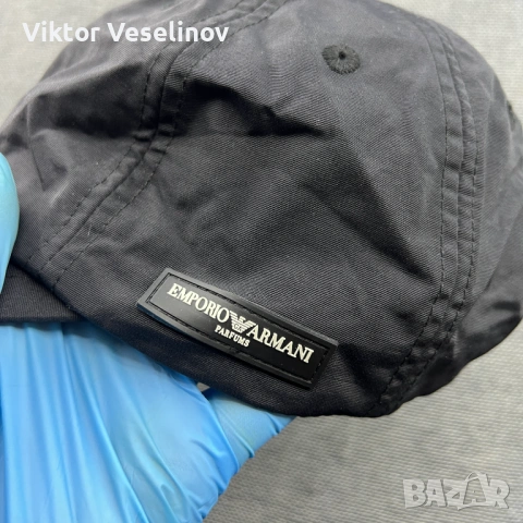 Emporio Armani Parfums Cap One Size Шапка С Козирка, снимка 3 - Шапки - 54294764