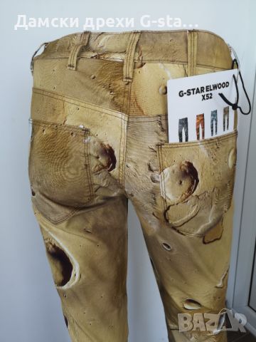 Дамски панталон G-Star RAW® 5622 3D MID BOYFRIEN HAZEL/LIQUID PINK AO, размер W25/L30(4)  /286/, снимка 6 - Панталони - 46357890