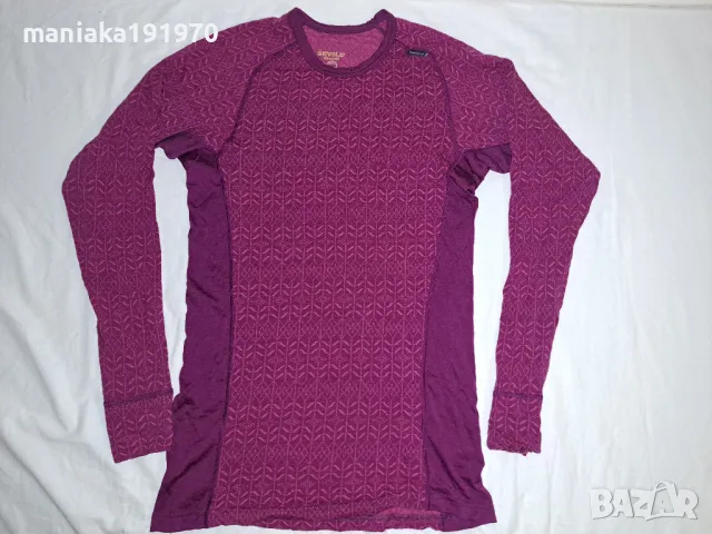 Devold Signature (L) дамска термо блуза мерино 100% Merino Wool , снимка 1 - Спортни екипи - 48217317