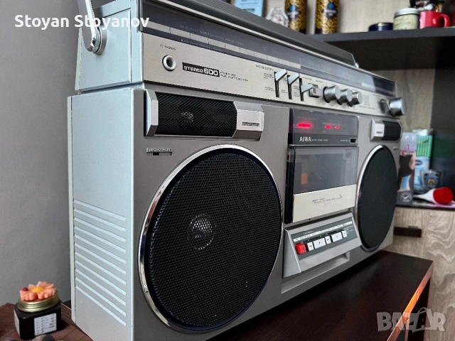 Ретро AIWA stereo 600, снимка 2 - Радиокасетофони, транзистори - 54241593