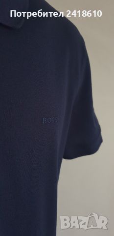 Hugo Boss Pallas Pique Cotton  Mens Size L НОВО! ОРИГИНАЛНА Тениска!, снимка 8 - Тениски - 46103081