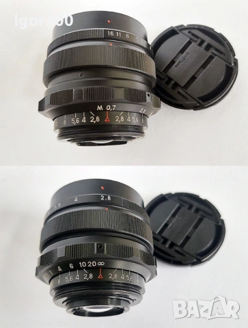 МИР -1В - обектив ръчен фокус - на М42, снимка 4 - Обективи и филтри - 53305853
