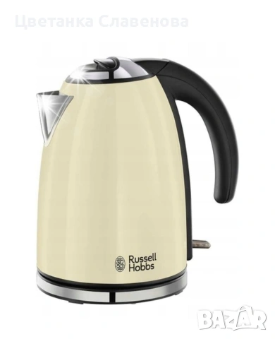 Електрическа кана Russell Hobbs 20415-70, 2400W, 1.7л, кремава