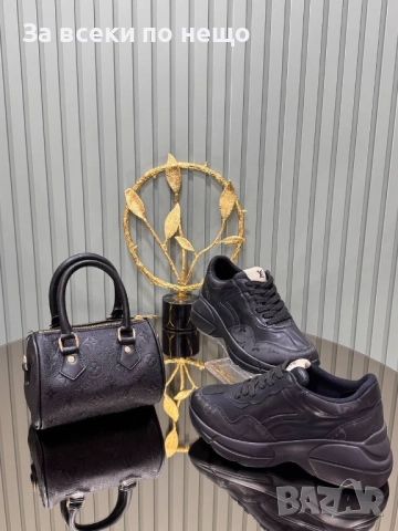 Louis Vuitton Комплект Дамски Маратонки и Дамска Чанта - Налични Различни Цветове И Модели Код SK407, снимка 11 - Маратонки - 52870907