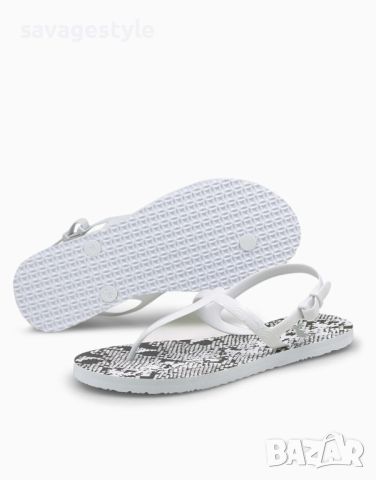 Сандали PUMA Cozy Sandal Untamed Shifting White, снимка 3 - Сандали - 46589288