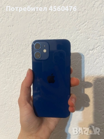 iPhone 12 mini 128 gb син blue много запазен, снимка 3 - Apple iPhone - 53462817