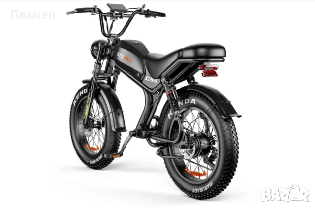 НОВО!! Електрически велосипед Emoko C93 1000W 48V20Ah 50 км. ч. , снимка 4 - Велосипеди - 51804841