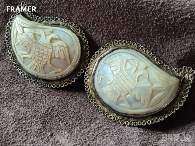 200 годишни възрожденски Котел сребърни пафти пафта носия, снимка 5 - Антикварни и старинни предмети - 51864239