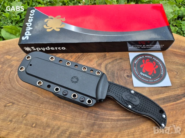 Тактически нож Spyderco Enuff FB31,фиксирана фултанг острие,два цвята, снимка 6 - Ножове - 51053484