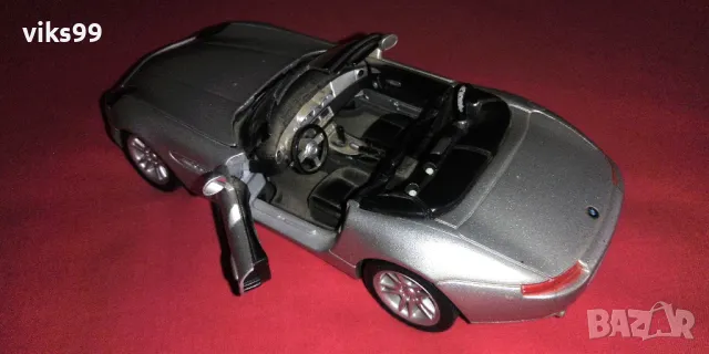 BMW Z8 Maisto Made in Thailand - Мащаб 1:24, снимка 3 - Колекции - 48480294