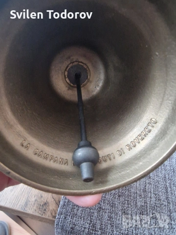 Бронзова камбана,колекционерска , снимка 4 - Антикварни и старинни предмети - 53929254
