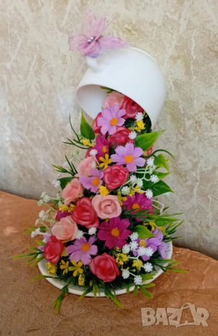 Сувенир "Летяща чаша"., снимка 3 - Декорация за дома - 53985532