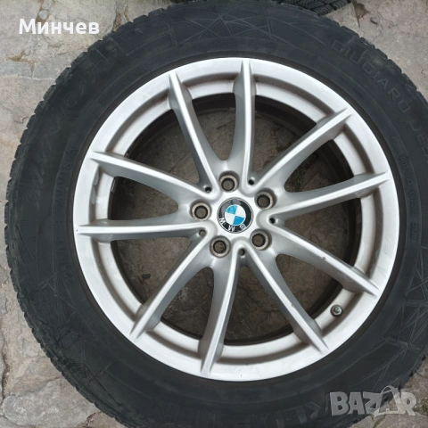 Оригинални 18 цола джанти за БМВ със зимни гуми и вентили с датчици, снимка 5 - Гуми и джанти - 53995409