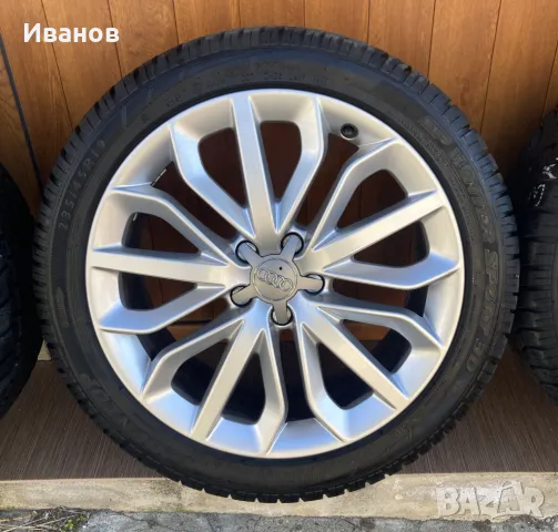 Гуми зимни Dunlop 235х45х19 с оригинални джанти на Audi, снимка 2 - Гуми и джанти - 48715547