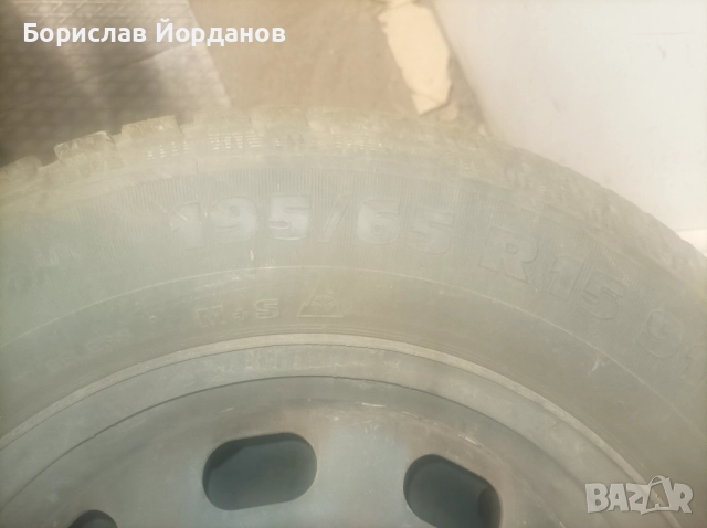 Продавам джанти с гуми 195/65/15, снимка 2 - Гуми и джанти - 52375679