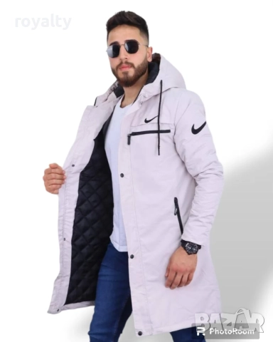 Nike бяло мъжко яке 