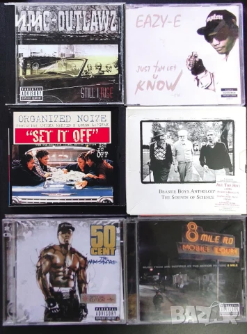 Eminem, 2 Pac, 50 Cent, Lil Wayne, Twista, Ice T, Jay-Z, LL Cool J, Notorious B.I.G., Nas и още ..., снимка 10 - CD дискове - 49184144