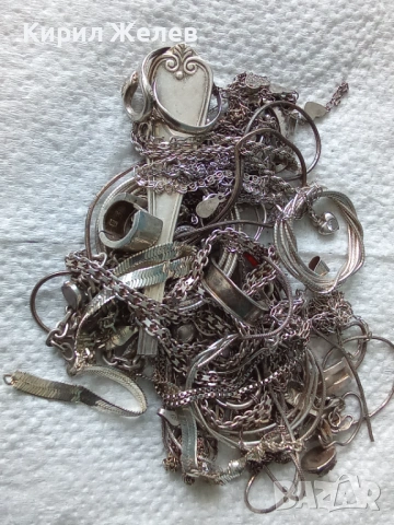 100 грама сребърни накити за поправка за реставрация за части или материал 15277, снимка 7 - Колиета, медальони, синджири - 53052915