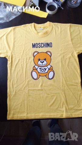  Love moschino дамски маркови тениски промоция безплатна доставка, снимка 3 - Тениски - 45390309