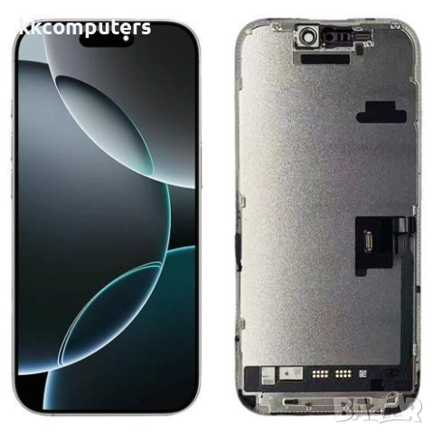 DD OLED Съвместим LCD Дисплей за iPhone 16 Pro 6.3 + Тъч скрийн / Черен / Баркод : 484174