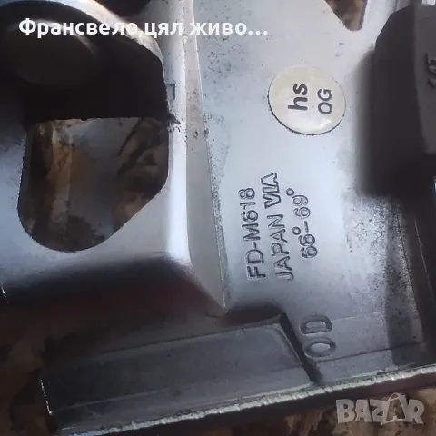 Преден дерайлйор за велосипед колело Shimano deore fd m 618, снимка 2 - Части за велосипеди - 47189526