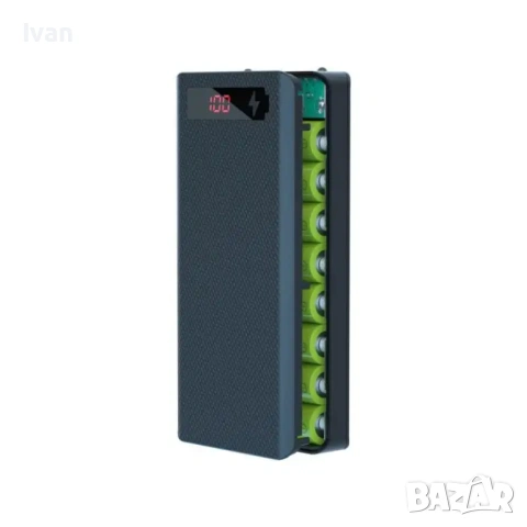 Външна батерия Power Bank за 8 броя батерии 18650, снимка 8 - Оригинални батерии - 53983297