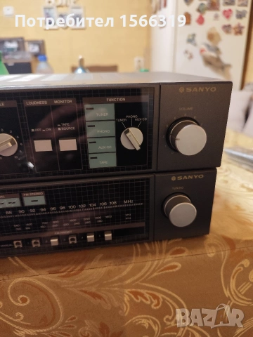 тунер и усилвател Sanyo, снимка 3 - Ресийвъри, усилватели, смесителни пултове - 54127899