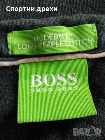 Сива блуза с дълъг ръкав Hugo Boss (XL), снимка 2 - Спортни дрехи, екипи - 45809313