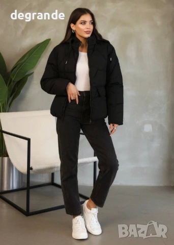 Черно дамско яке 