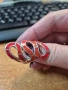 сребърен пръстен с корал, снимка 2
