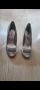 Елегантни сребърни обувки на Мегияс, снимка 2