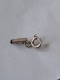 Сребърна карабинка закопчалка 19982, снимка 3